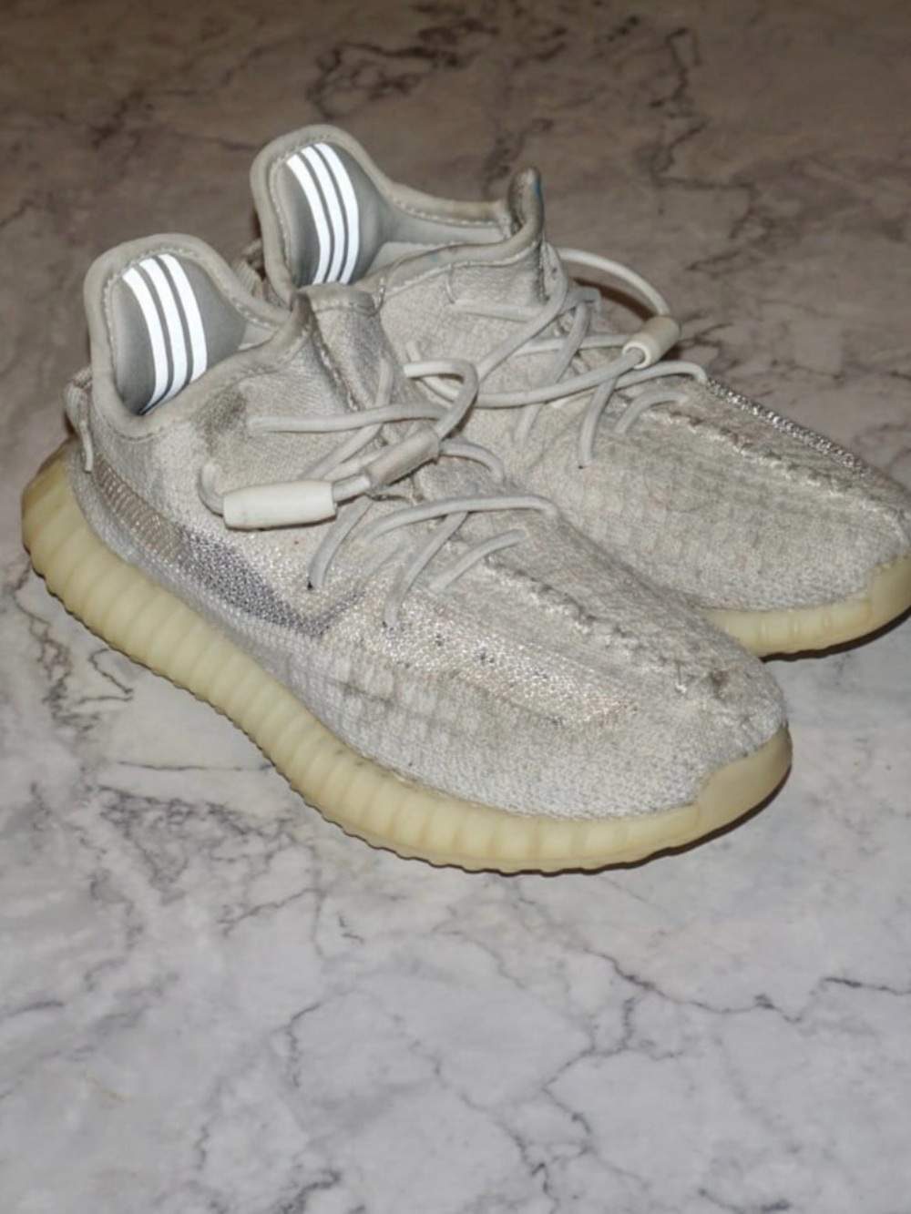 Yeezy 350 Boost V2 Bone White (Kids 13k) - Picture 2 of 11